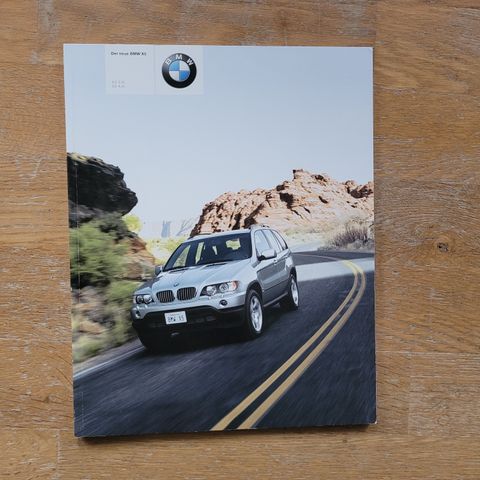 Brosjyre BMW X5 2000 E53
