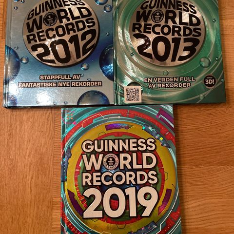 Guinness world records 2012/2013/2019 gis bort