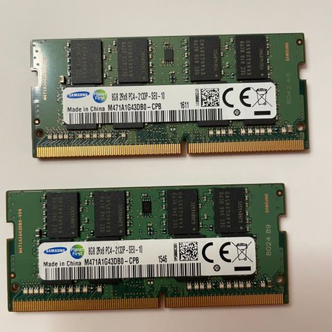 16Gb (8Gb+8Gb) SODIMM DDR4/PC4-2133P RAM
