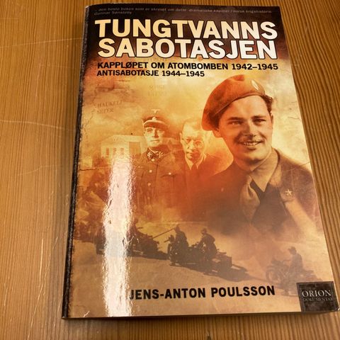 Jens-Anton Poulsson : TUNGTVANNSSABOTASJEN