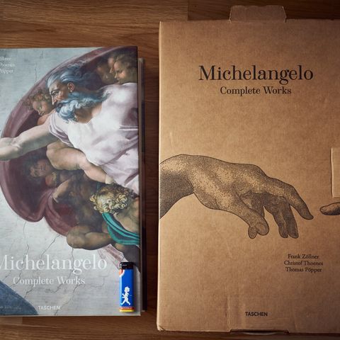 Michelangelo Komplette Verk -Unik bok i VELDIG stor format (50cm) 7.2kg