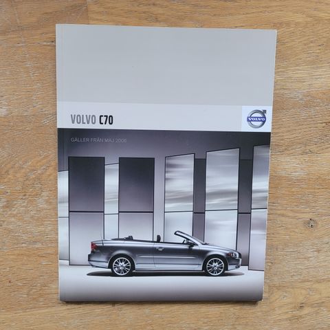 Brosjyre Volvo C70 2007