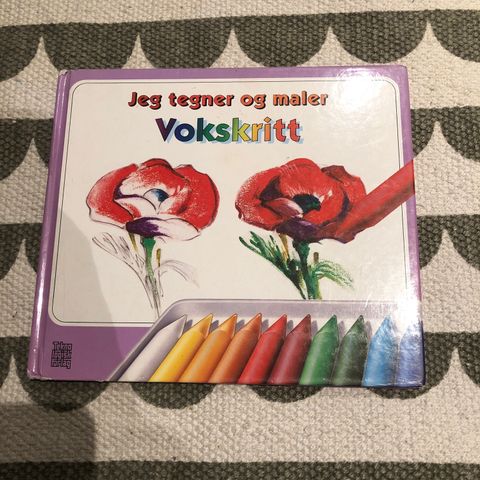 Jeg tegner og maler med vokskritt bok (hentes/sendes)