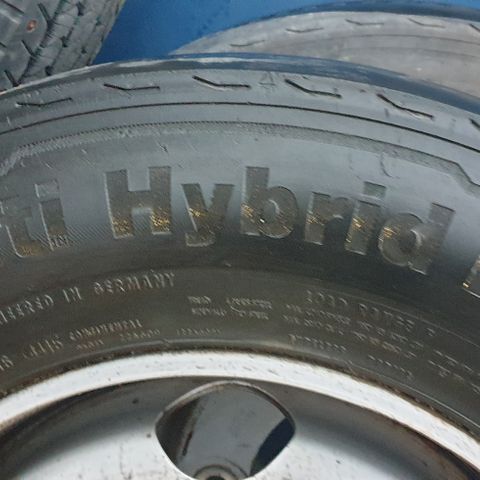 2 stk. hjul lett lastebil Continental Hybrid LS 3, 225/75 17.5