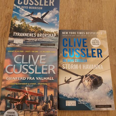 Clive Cussler bøker