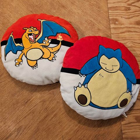 Pokémon Poké Ball puter med Charizard og Snorlax