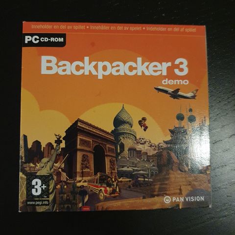 Backpacker 3 demo PC CD-ROM dataspill