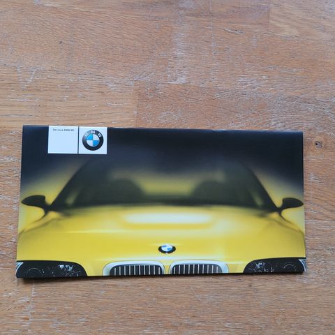 Brosjyre BMW M3 E46 2000