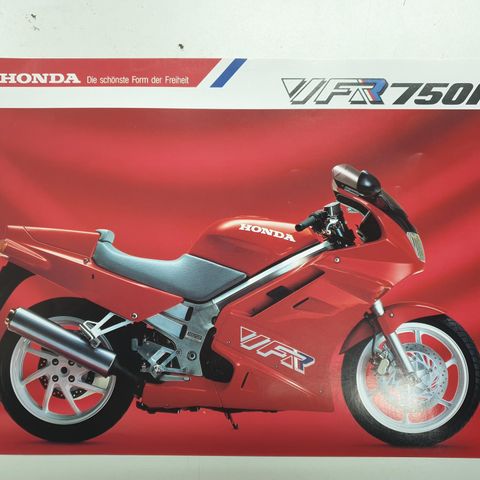 Honda VFR 750 1991 mc brosjyre