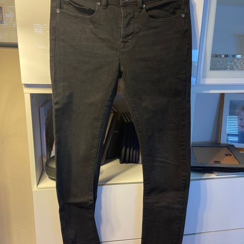 Denim olabukse sort 29/32