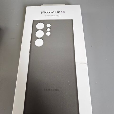 Samsung Galaxy S23 Ultra grønn, silicone bakdeksel