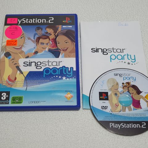 Singstar Party - til Playstation 2 (PS2)