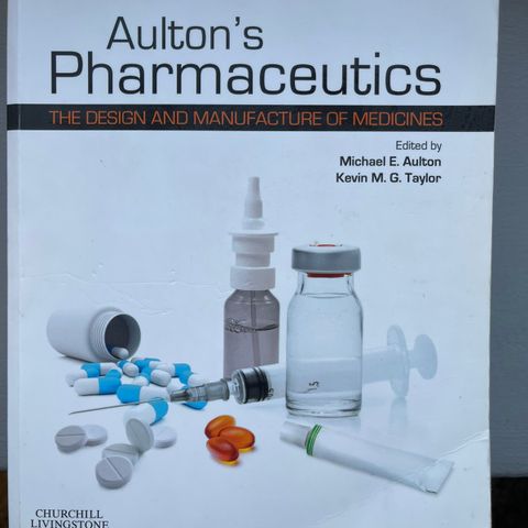 Pensumbøker - Aulton’s Pharmaceutics & Legemiddelanalyse
