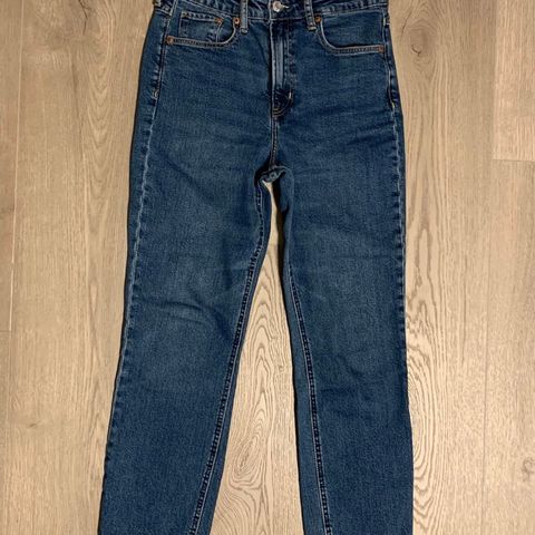 vintage slim high waist ankle jeans