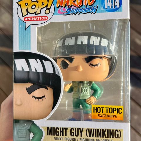 Funko Pop! Might Guy (Winking) | Naruto Shippuden (1414) Excl. to Hot Topic