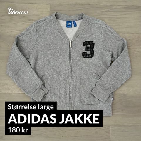 Adidas jakke (str L)