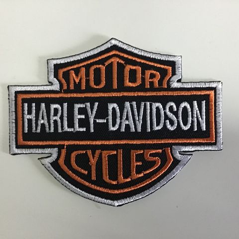 Harley Davidson Broderte Stoffmerker