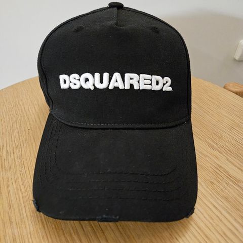 DSQUARED2 Lettering Logo Baseball Cap Black/White