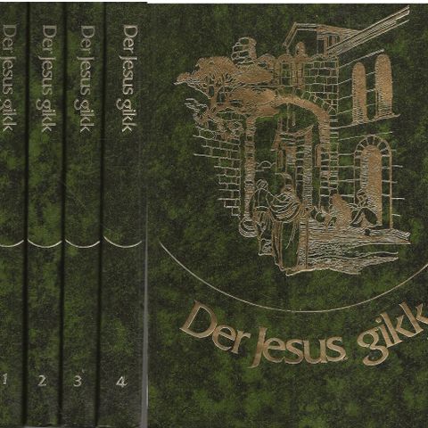 Der Jesus gikk - serie på fire bøker - Norsk Bokforlag AS