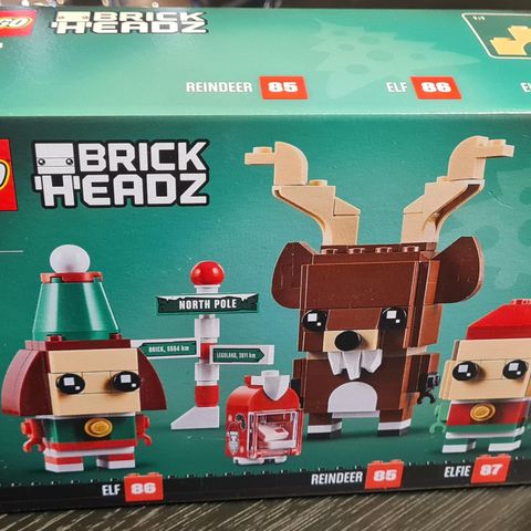 Lego Brick Headz 40353 Reindeer, Elf and Elfie