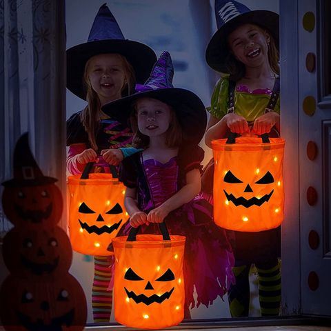 Halloween knask og knep pose med led lys