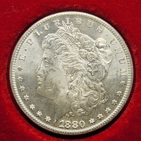 1 Dollar fra 1880-S USA kv. 0