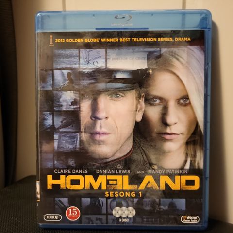 Homeland sesong 1 på blu-ray