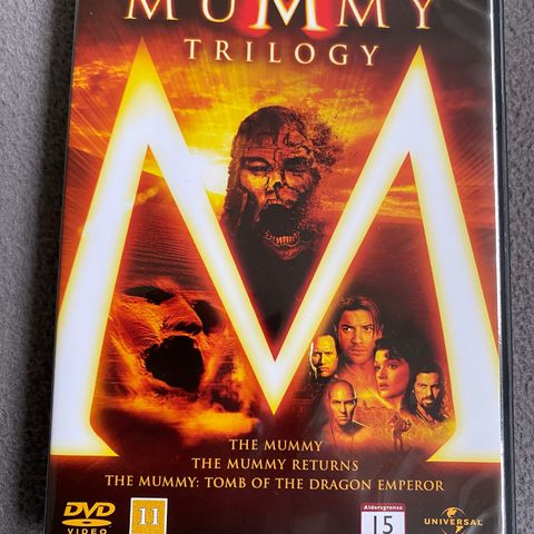 DVD: The MUMMY trilogy - alle 3 filmene samlet