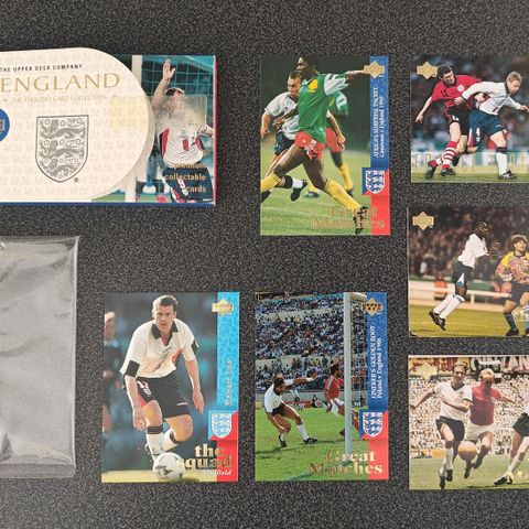 Upper Deck - The England Card Collection 1998 (åpnet pakke)