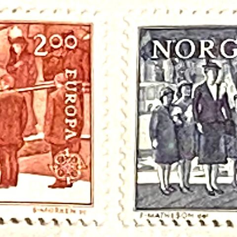 Norge 1982 Europa XIV Historiske begivenheter NK 913-914 Postfrisk