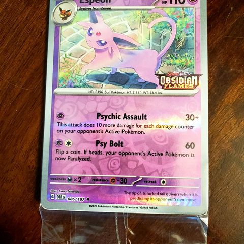 ESPEON BEST BUY PROMO - Pokemon-kort