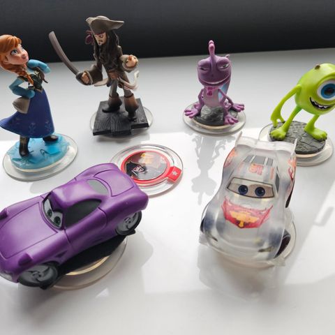 Disney infinity 3.0 figurer brukt til Playstation