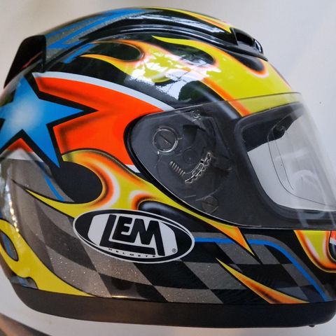 LEM Helmets motorsykkelhjelm Large