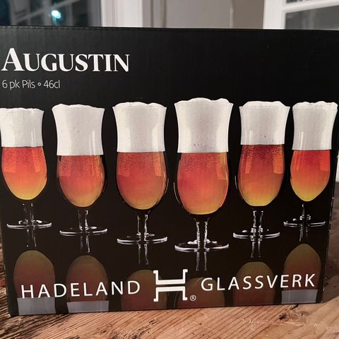 Augustin ølglass pils (perfekt gave)