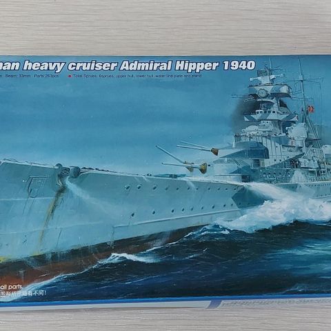 Admiral Hipper - Trumpeter 1:700 skala - med tredekk