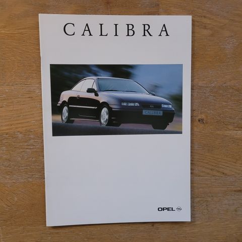 Brosjyre Opel Calibra 1997 (03/97)