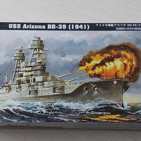 USS Arizona - Hobbyboss 1:700 skala