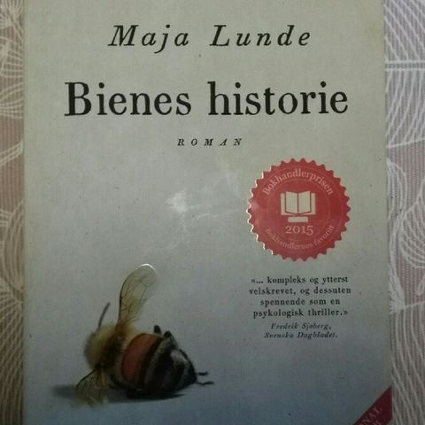 "Bienes historie" bestselgerbok av  Maja Lunde. Pocket, som ny. 455 sider.