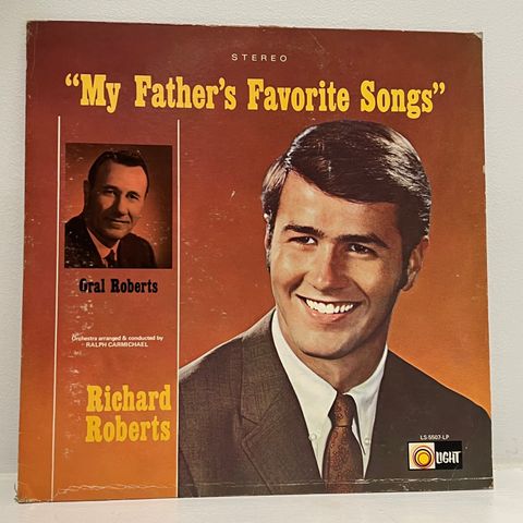 RICHARD ROBERTS «My father’s favorite songs» LP fra 1969