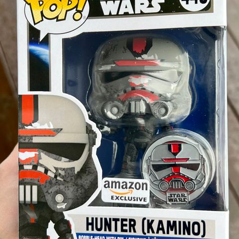 Funko Pop! Hunter (Kamino) w/ Pin | Star Wars: The Bad Batch (446)