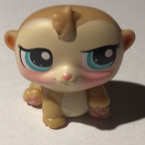 Littlest Pet Shop Nr.1478 søt HAMSTER (2009)