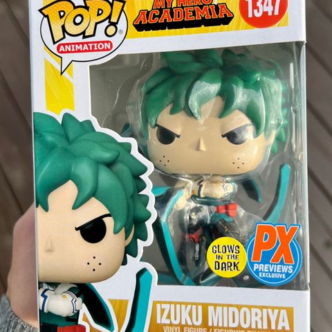 Funko Pop! Izuku Midoriya (Black Whip | Glow) | My Hero Academia (1347)