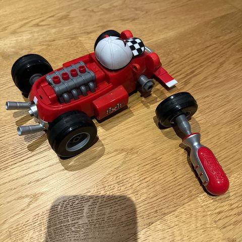 Racerbil Top-Toy med skrutrekker og avtagbare hjul