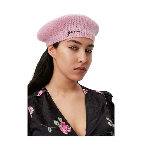 Ganni mohair beret