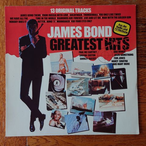 James Bond Greatest Hits (Liberty, EMI Electrola – 1C 088-83 238 LP, Comp 1981)