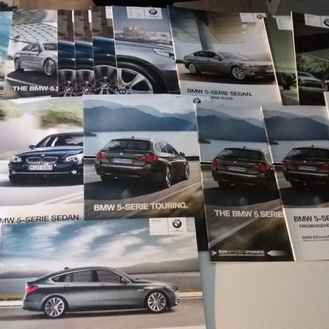 FLOTTE BMW 5-Serie -brosjyrer.