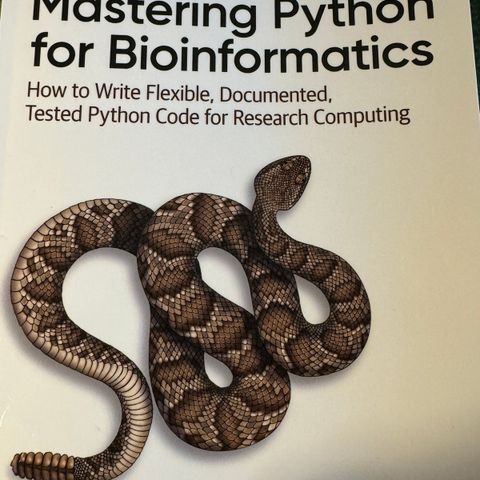 Mastering Python for Bioinformatics / bioinformatikk / python
