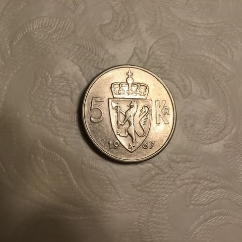 5 Kroner 1967