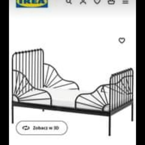 Minnen seng fra Ikea