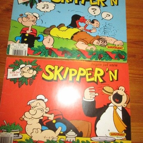 Skipper'n julehefte 1990 og 1991